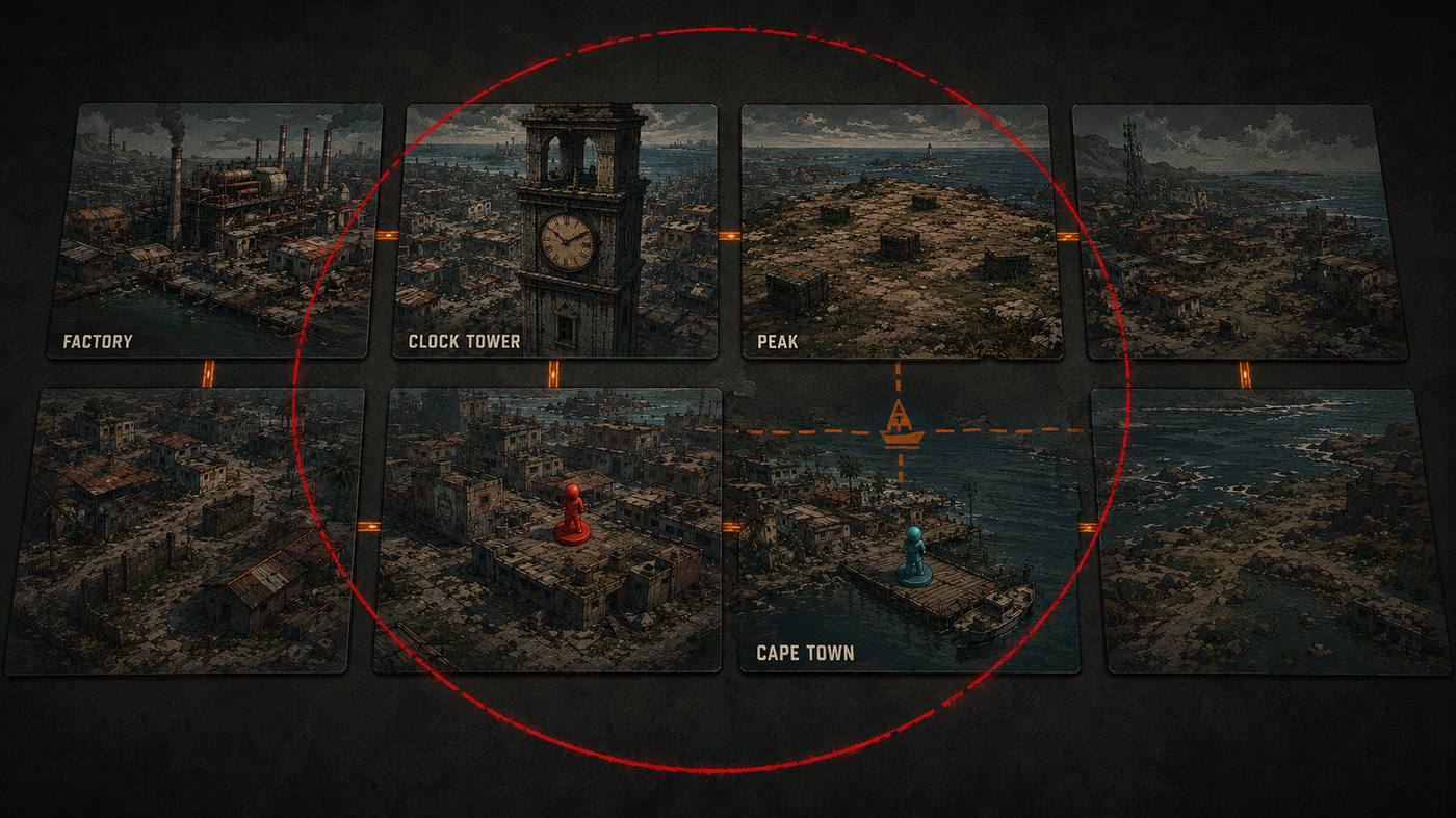 Drop Zone board layout